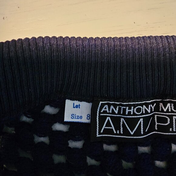 Anthony Muto A.M / P.M Vintage Sequin Blouson Top – Size 8 - Picture 6 of 8